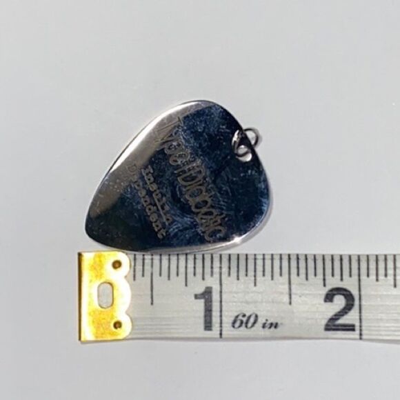 T1D Med Alert, Guitar Pick Charm/Pendant & Necklace Set - Picture 6 of 10
